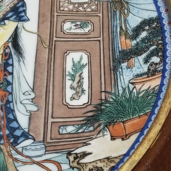 Chinese Imperial Jingdezhen Porcelain Plate Beauties of the Red Mansion  Series - Picture 7 of 13